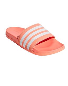 women's adilette cloudfoam stripes slide sandal