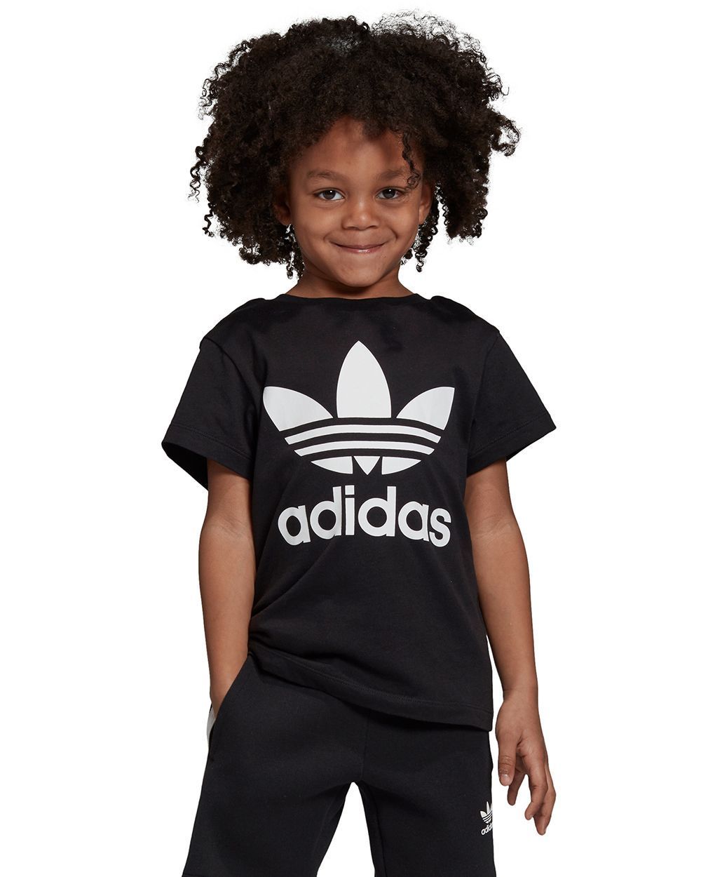 Discreet tube Enhance Adidas Originals Kids Black Trefoil T-shirt - (3-4 Years) | Buy Baby  Clothing online | Best price and offers | KSA | HNAK.com