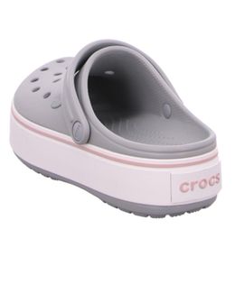 crocs grey and pink