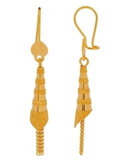 GOK 22K Yellow Gold Earrings (4.90 gm) | Buy Earrings online | Best price  and offers | KSA | HNAK.com