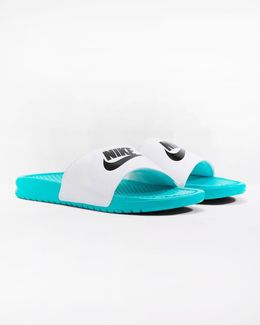 nike benassi hyper jade