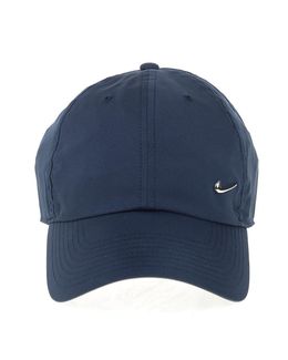 nike metal swoosh cap blue