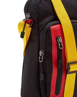 Nike Unisex Black & Red Crossbody Bag