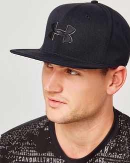 Under Armour Mens Huddle Snapback Hat Red One Size 