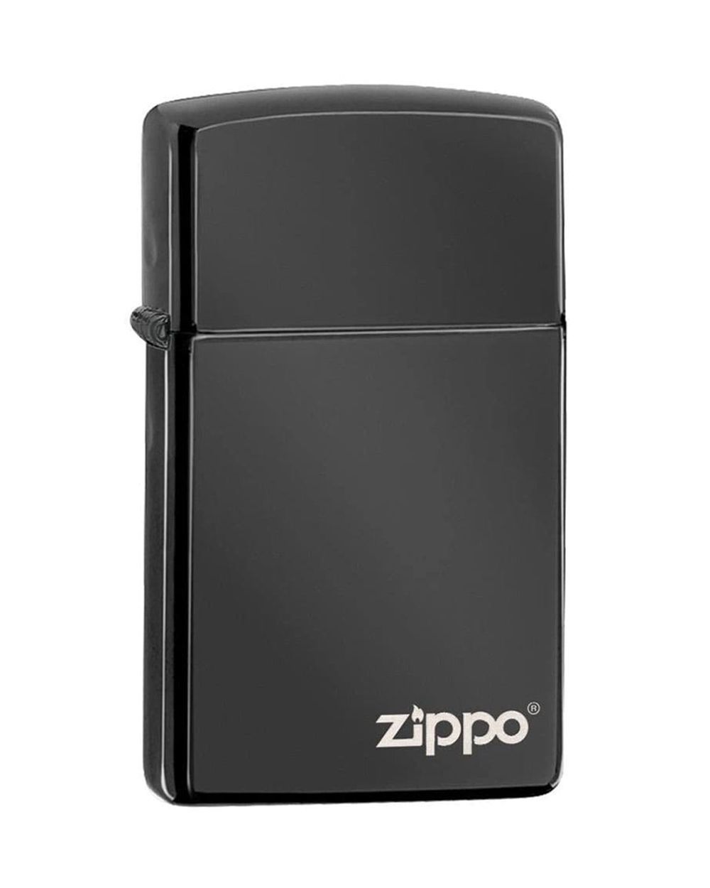 Zippo Slim Ebony with Logo Lighter 28123ZL (Black) | Buy Zippo 